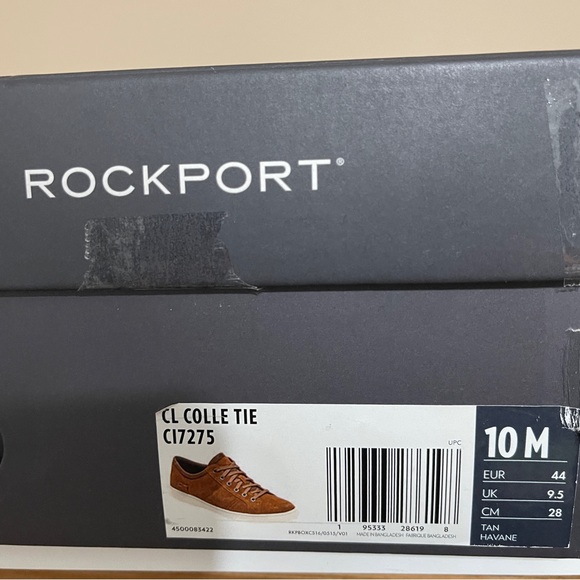 NEW MEN’S Rockport Collie Tie Sneakers / Shoes— Size 10 - Picture 9 of 9